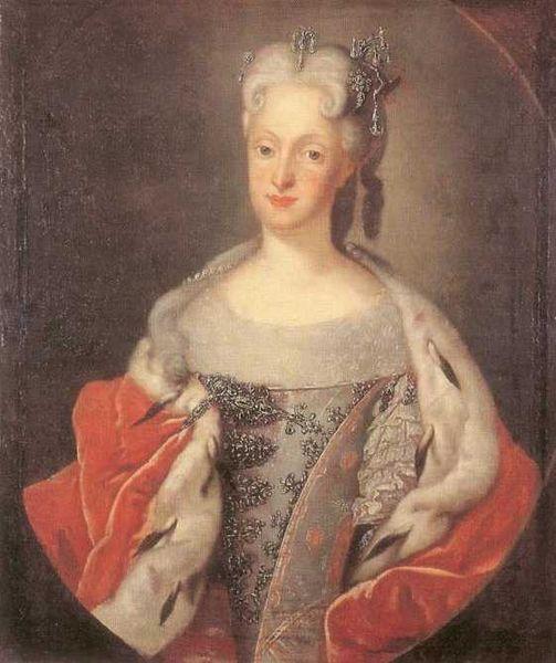 Israel Silvestre Portrait of Maria Josepha of Austria oil painting image